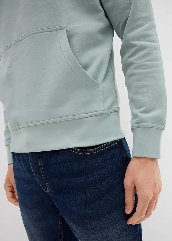 Sweat à capuche 100% coton, bonprix