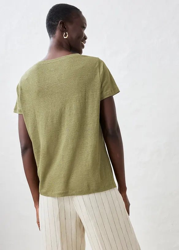 T-shirt 100% lin, bonprix