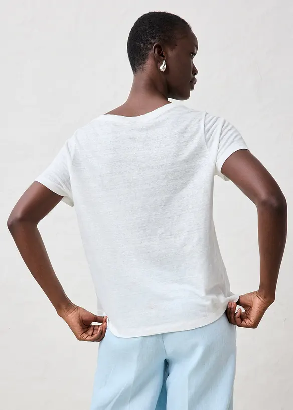 T-shirt 100% lin, bonprix