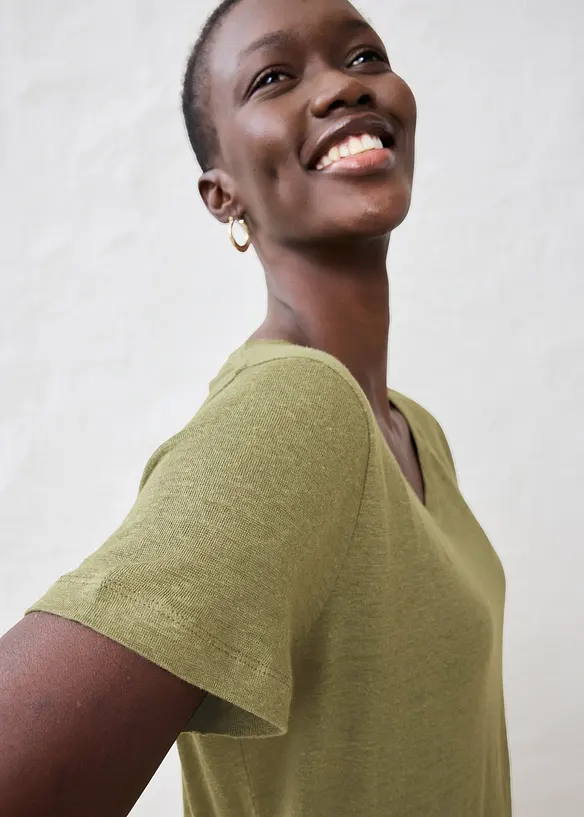 T-shirt 100% lin, bonprix