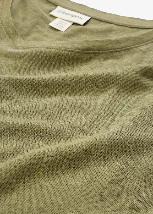 T-shirt 100% lin, bonprix