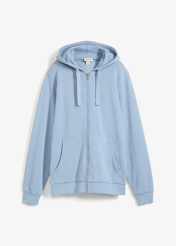 Sweat zipp&eacute; &agrave; capuche, bonprix