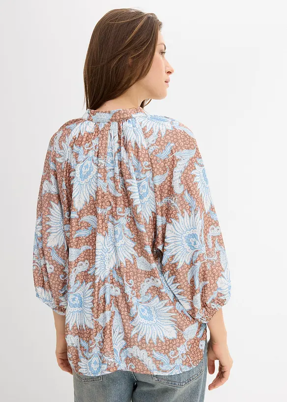 Blouse douce en viscose mélangée, bonprix