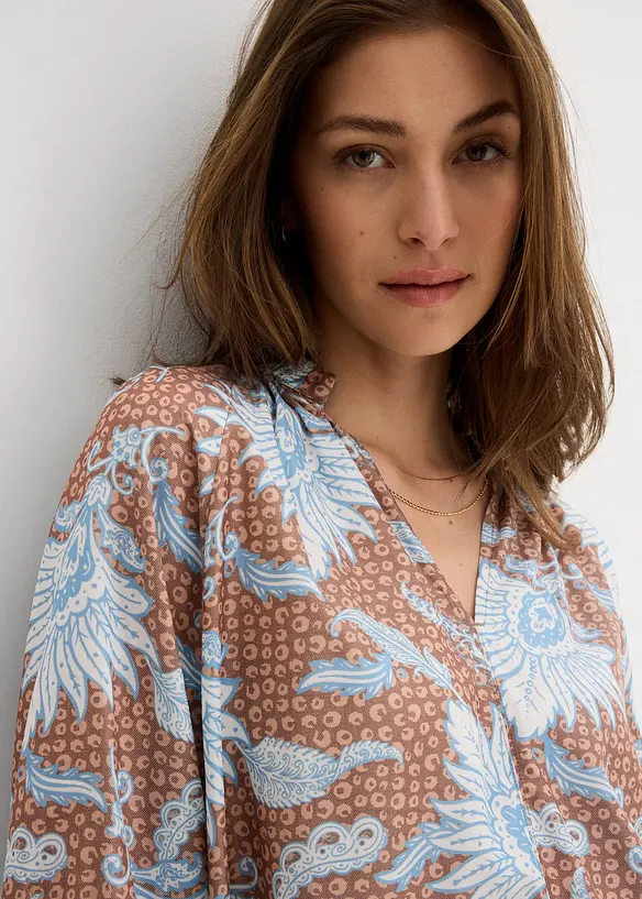 Blouse douce en viscose mélangée, bonprix