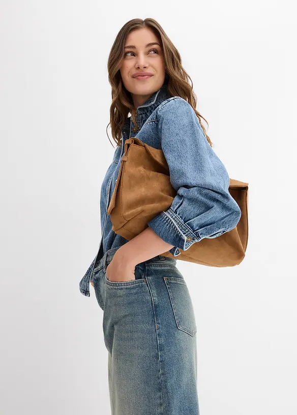 Chemise en jean 100% coton, bonprix