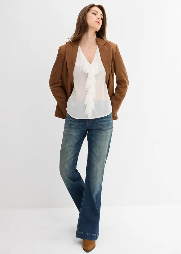 Blouse en mousseline, bonprix