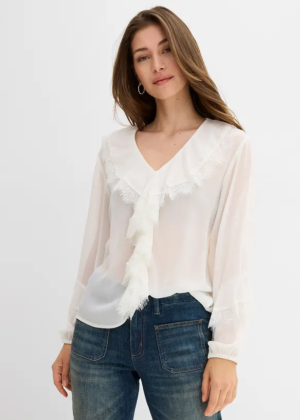 Blouse en mousseline, bonprix