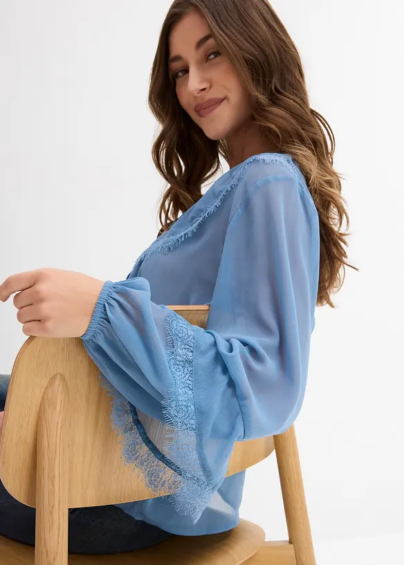 Blouse en mousseline, bonprix