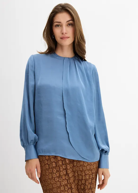 Blouse en satin fluide, bonprix