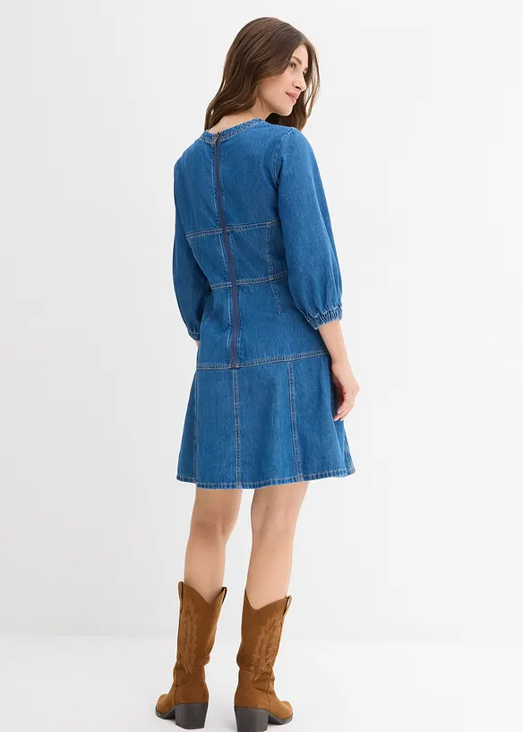 Robe en jean 100% coton, bonprix
