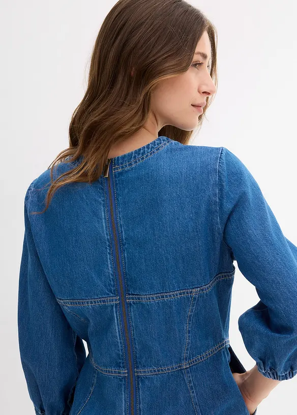 Robe en jean 100% coton, bonprix
