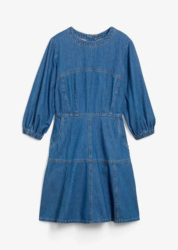 Robe en jean 100% coton, bonprix