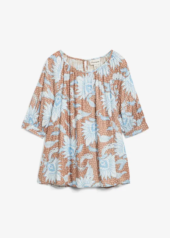 Blouse en fine viscose mélangée, bonprix