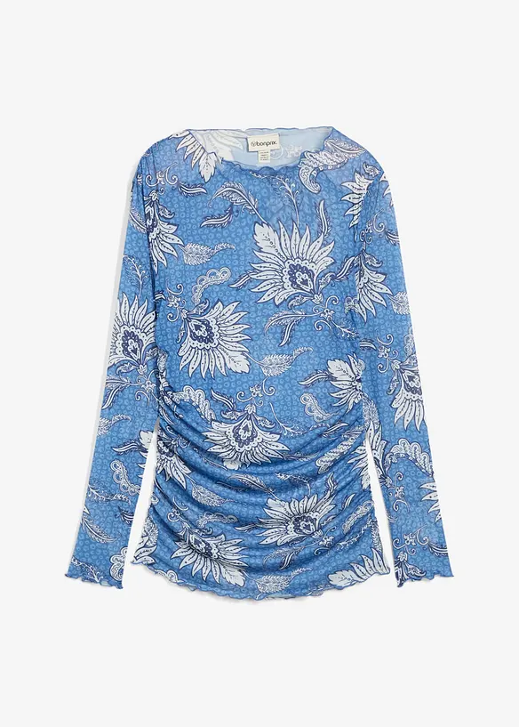 T-shirt manches longues en mesh fin, bonprix