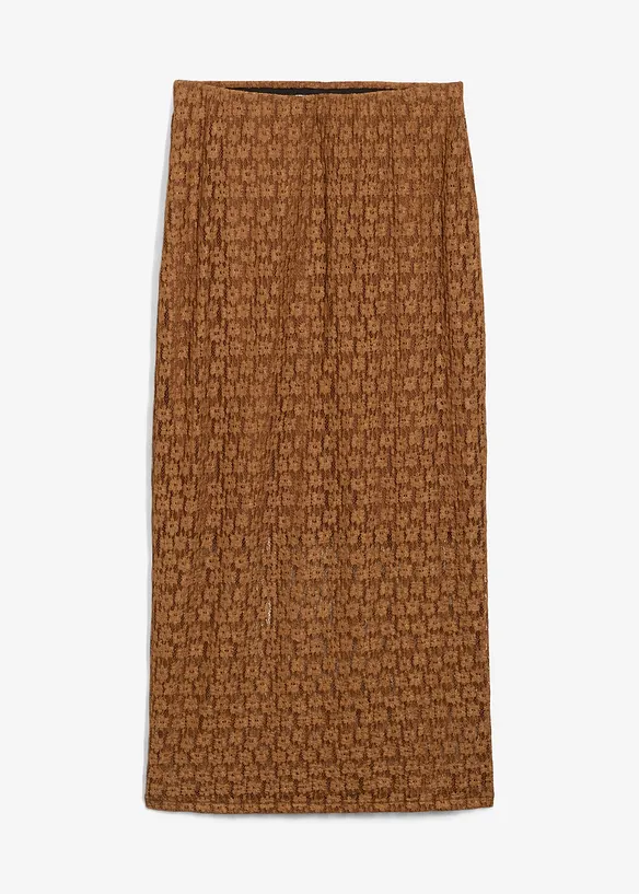 Jupe longue en dentelle, bonprix