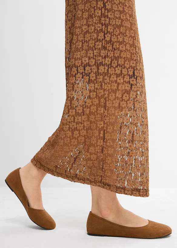 Jupe longue en dentelle, bonprix