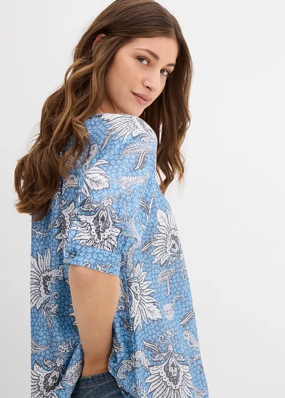 Blouse en fine viscose mélangée, bonprix
