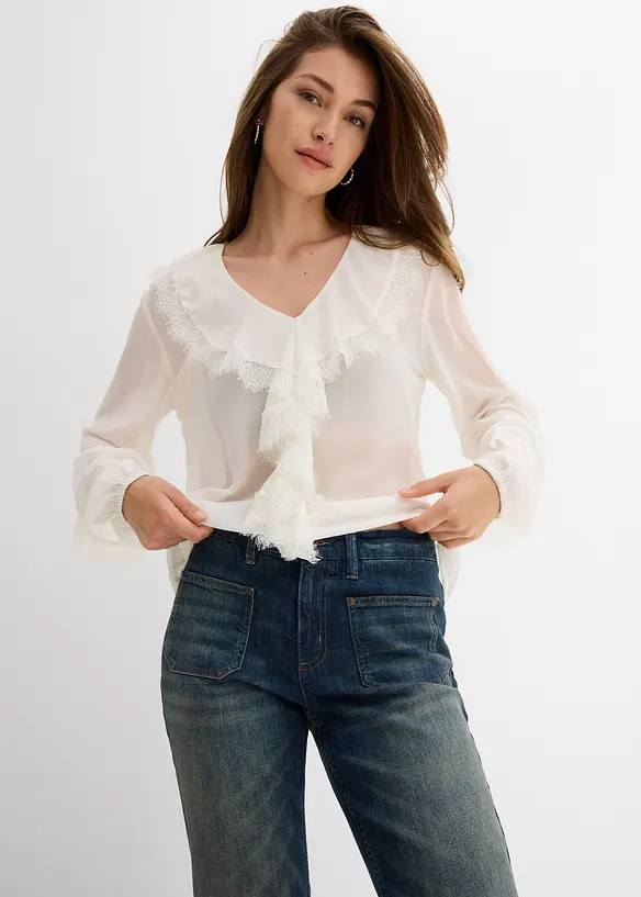 Jean flare taille mi-haute, bonprix
