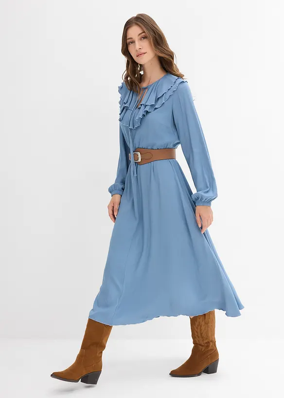 Robe longue en viscose fluide, bonprix