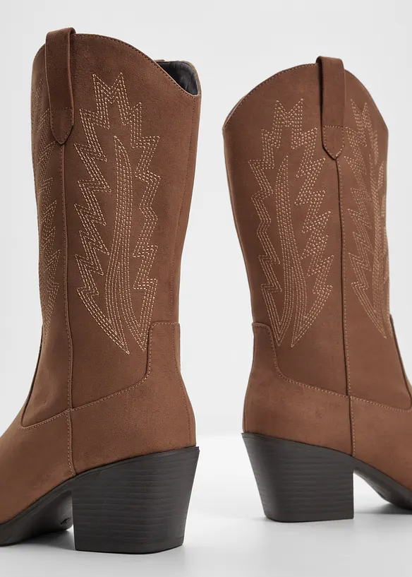 Bottes esprit santiags, bonprix