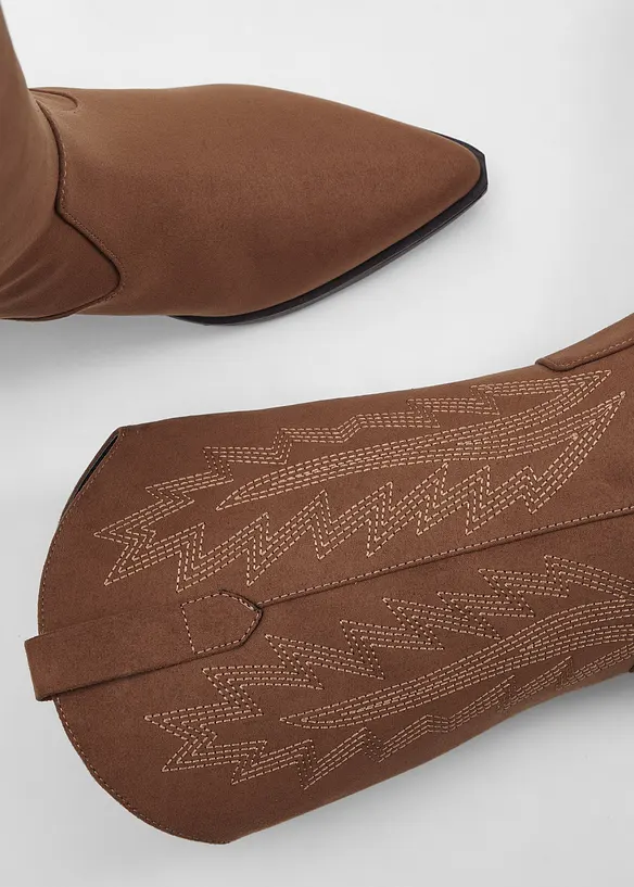 Bottes esprit santiags, bonprix