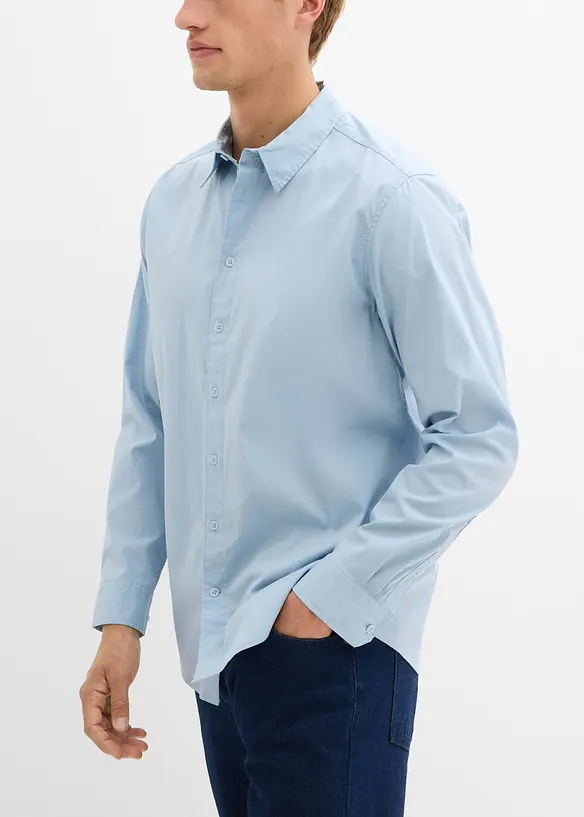 Chemise manches longues extensible, Regular Fit, bonprix