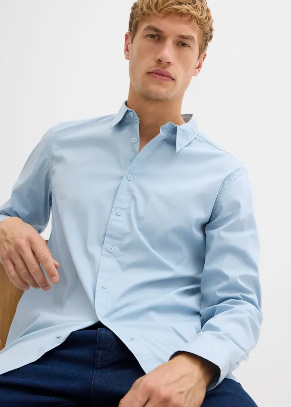 Chemise manches longues extensible, Regular Fit, bonprix