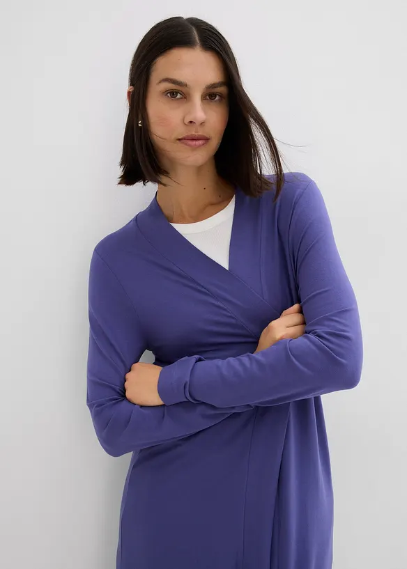 Gilet long et doux en viscose extensible, bonprix