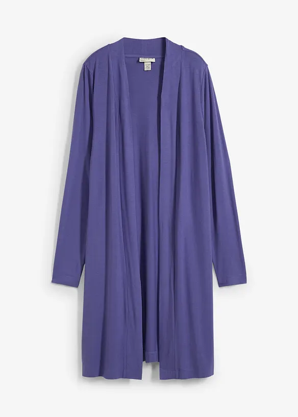 Gilet long et doux en viscose extensible, bonprix