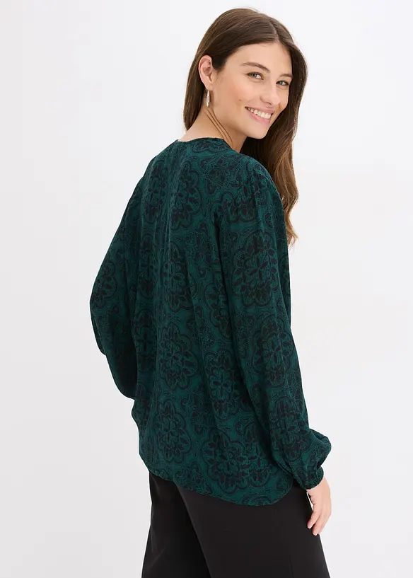Blouse texturée, bonprix