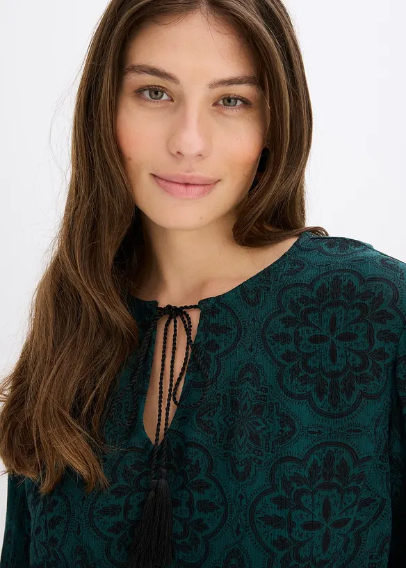 Blouse texturée, bonprix