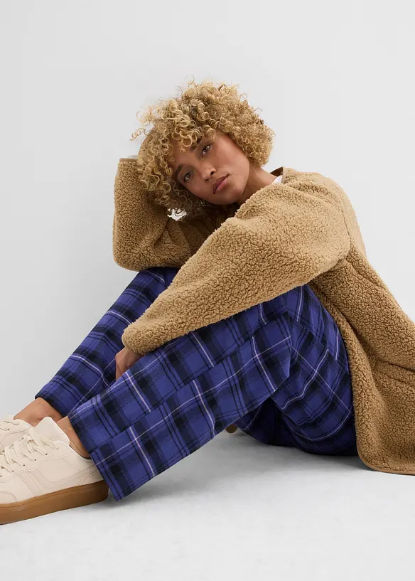 Pantalon en flanelle 100% coton, bonprix