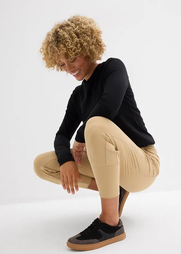 Pantalon 3/4 ultra-doux, bonprix