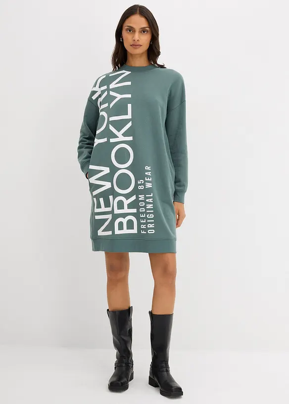 Robe oversize en molleton doux, bonprix