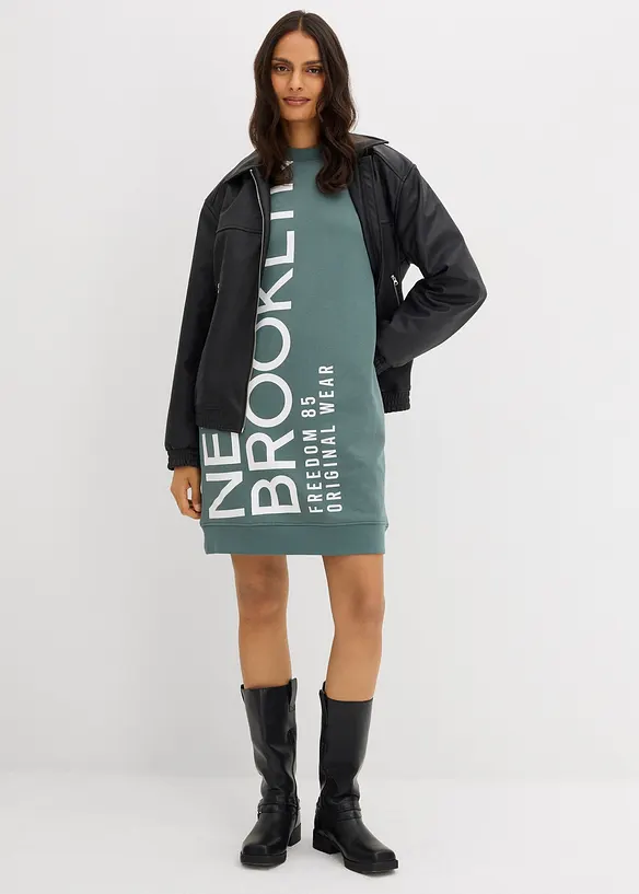 Robe oversize en molleton doux, bonprix