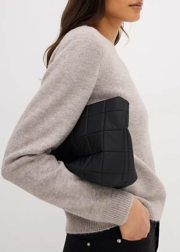 Pull en maille col bateau, bonprix