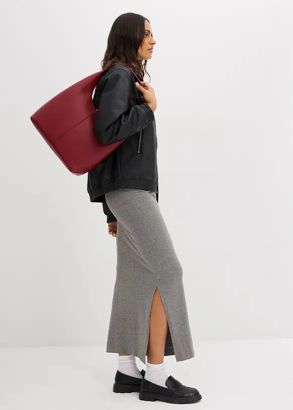 Jupe midi en viscose fluide, bonprix