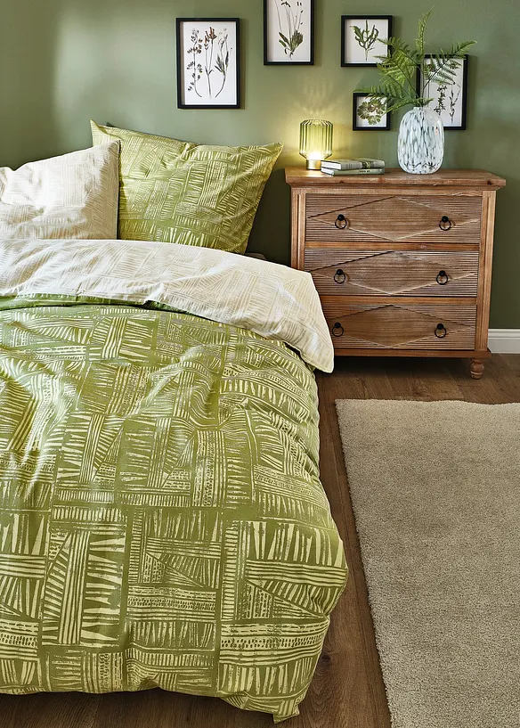 Parure de lit réversible, motif texturé, bonprix