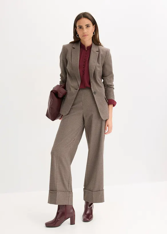 Blazer oversize à carreaux, bonprix