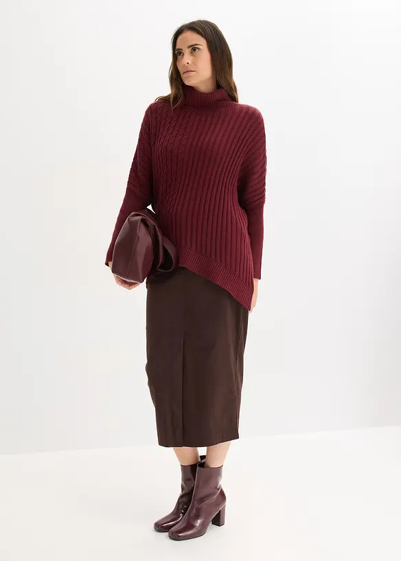 Pull poncho oversize, bonprix