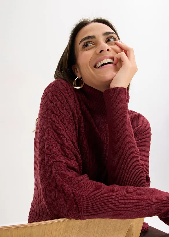 Pull poncho oversize, bonprix