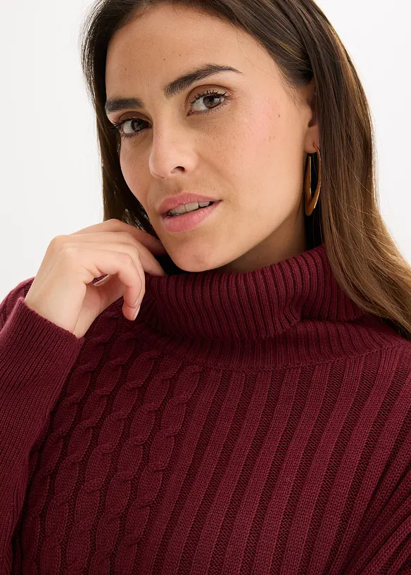 Pull poncho oversize, bonprix