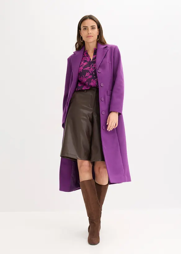 Chemisier en mousseline à détails smockés, bonprix