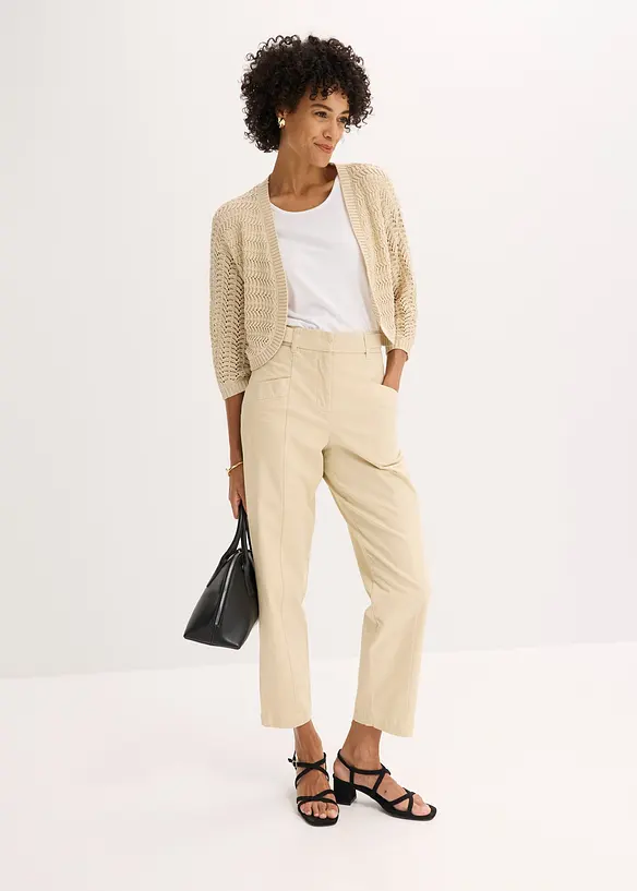 Boléro en crochet, manches coudes, bonprix