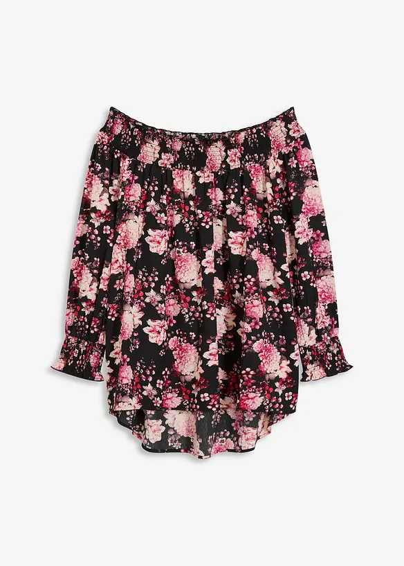 Blouse plus longue au dos, bonprix