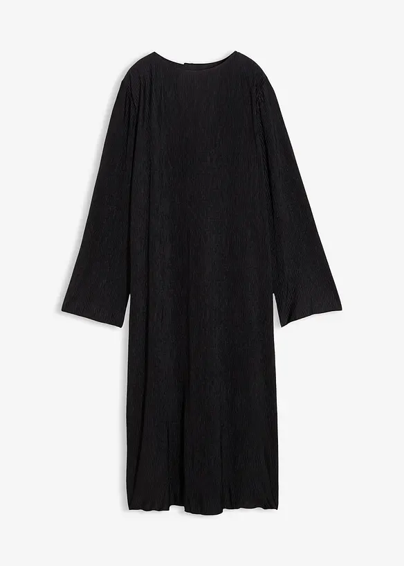 Robe midi aspect froissé, bonprix