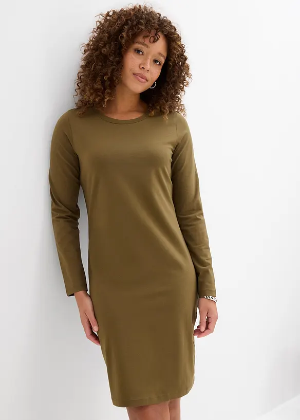 Robes en jersey coton extensible, bonprix