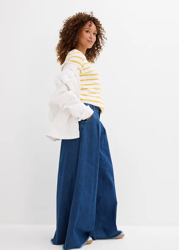 T-shirt manches longues coton, bonprix