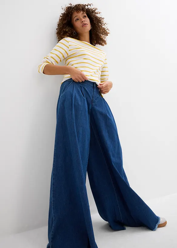 T-shirt manches longues coton, bonprix