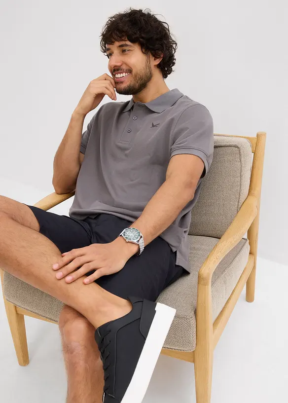 Lot de 2 polos manches courtes, bonprix